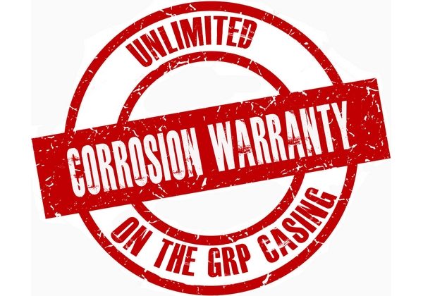 Unlimited corrosion warranty!