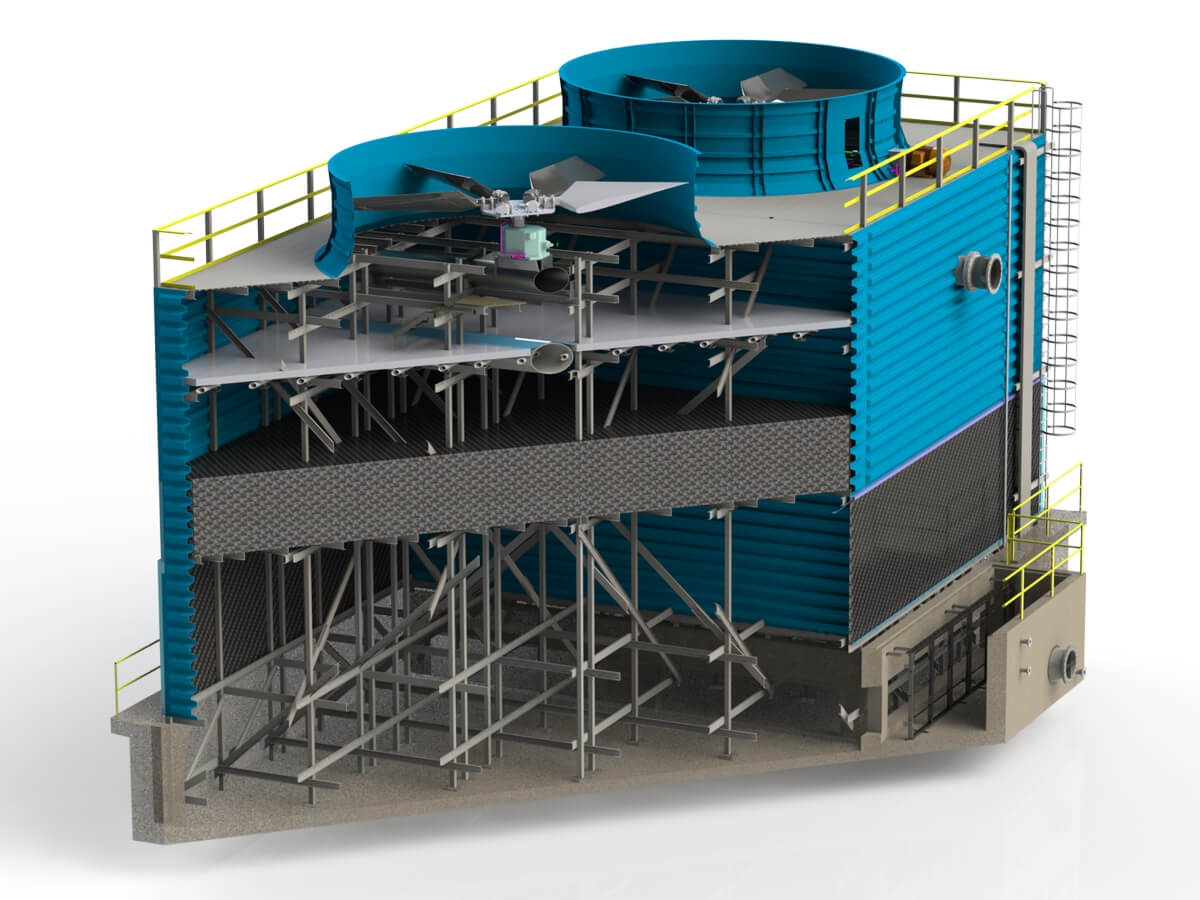 Infinite cooling capacities 5 field erected CT